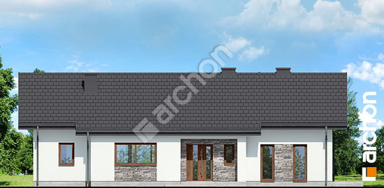 Передний фасад Дом в навлоциях 4