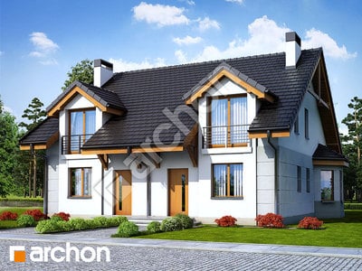 Проект дома ARCHON+ Дом под гинко 2 (Р2) 