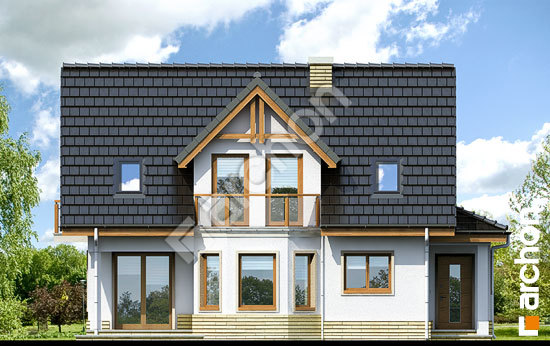 Передний фасад Дом в клюкве вер.2