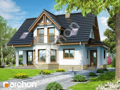 Проєкт будинку ARCHON+ Будинок в журавлині вер.2 