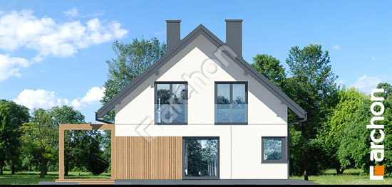 Боковой фасад Дом в коммифорах 3