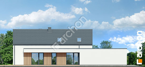 Боковой фасад Дом в бегониях 2(Г)