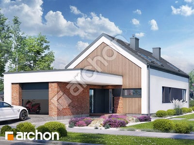 Проект будинку ARCHON+ Будинок в бегоніях  2 (Г) Вид 2