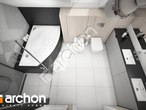 Проект дома ARCHON+ Дом в шишковиках 3 (Г) визуализация ванной (визуализация 3 вид 4)