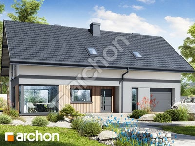 Проект дома ARCHON+ Дом в вистерии 8 (Г) 