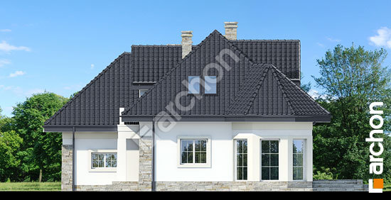 Бочний фасад Будинок в гібіскусі вер.2