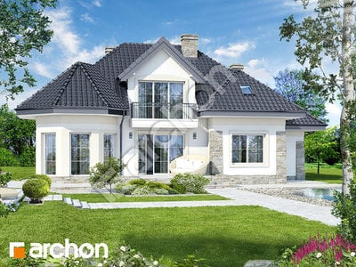 Проєкт будинку ARCHON+ Будинок в гібіскусі вер.2 