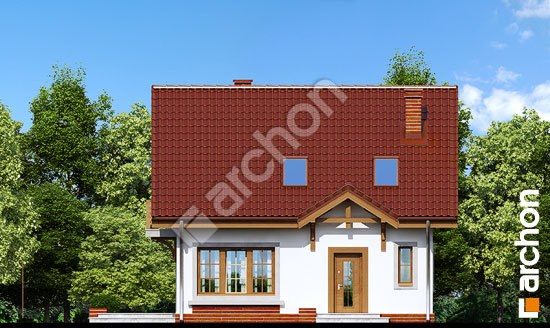 Передний фасад Дом в землянике 5 вер.2