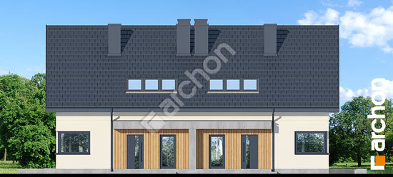 Передний фасад Дом в крынках 2 (Р2)