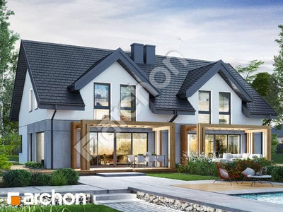 Проект дома ARCHON+ Дом в крынках 2 (Р2) 