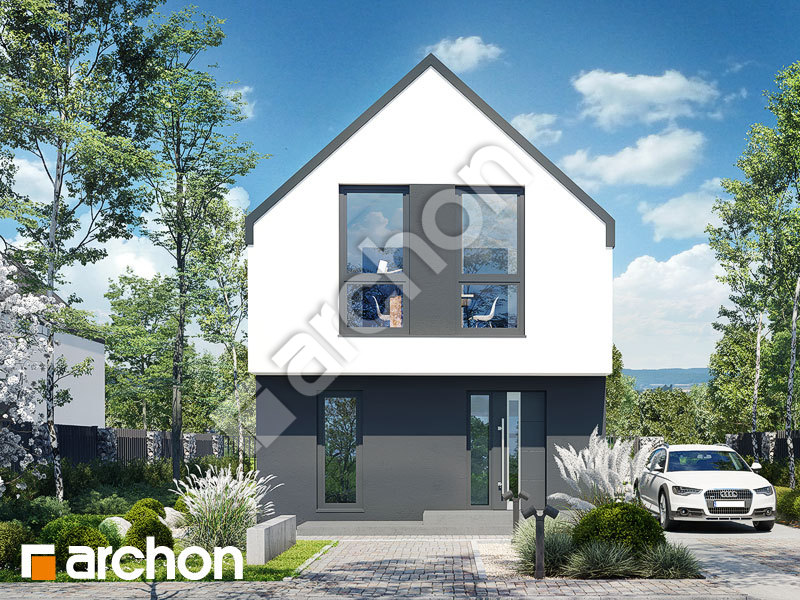 Проект будинку ARCHON+ Будинок в мускатах 4 (Е) Вид 1