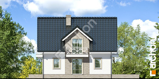 Бочний фасад Будинок в рододендронах 17 (Г2П)