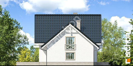 Бочний фасад Будинок в рододендронах 17 (Г2П)