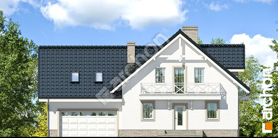 Передній фасад Будинок в рододендронах 17 (Г2П)