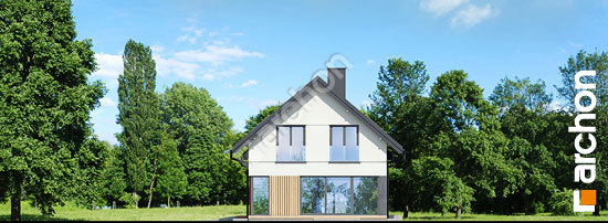 Боковой фасад Дом в мотыльках 4 (ГР2)