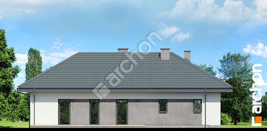 Боковой фасад Дом в каландивах