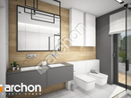 Проект будинку ARCHON+ Будинок в каландівах візуалізація ванни (візуалізація 3 від 1)