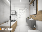 Проект будинку ARCHON+ Будинок в каландівах візуалізація ванни (візуалізація 3 від 3)