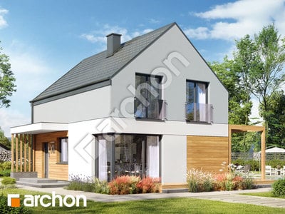 Проект дома ARCHON+ Дом в третомах 2 