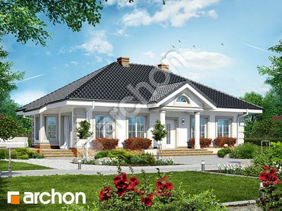 Проєкт будинку ARCHON+ Будинок під червоною горобиною 4 вер.2 