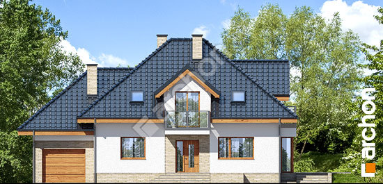 Передний фасад Дом в вербене 8 (ПН)