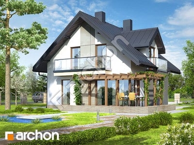 Проект будинку ARCHON+ Будинок в рододендронах (Н) вер.2 Вид 2