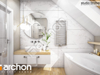Проект будинку ARCHON+ Будинок в журавках (A) візуалізація ванни (візуалізація 3 від 2)