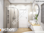 Проект будинку ARCHON+ Будинок в журавках (A) візуалізація ванни (візуалізація 3 від 3)