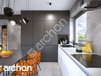 Проект дома ARCHON+ Дом в фацелиях визуализация кухни 1 вид 1