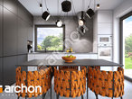 Проект дома ARCHON+ Дом в фацелиях визуализация кухни 1 вид 3