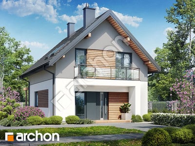 Проект будинку ARCHON+ Будинок в фацеліях Вид 2