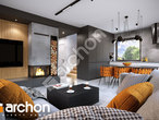 Проект дома ARCHON+ Дом в фацелиях дневная зона (визуализация 1 вид 1)