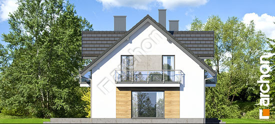 Боковой фасад Дом в рододендронах 26 (Г2)