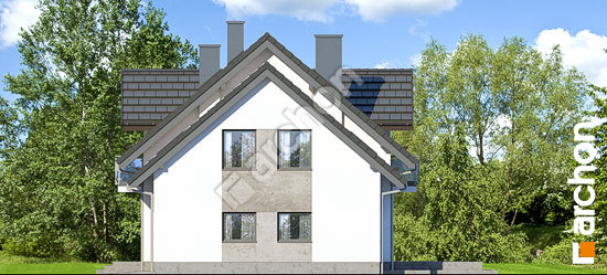 Боковой фасад Дом в рододендронах 26 (Г2)