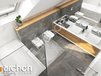 Проект будинку ARCHON+ Будинок в рододендронах 26 (Г2) візуалізація ванни (візуалізація 3 від 5)