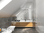 Проект дома ARCHON+ Дом в рододендронах 26 (Г2) визуализация ванной (визуализация 3 вид 3)