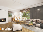 Проект будинку ARCHON+ Будинок в рододендронах 26 (Г2) денна зона (візуалізація 1 від 2)