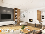 Проект будинку ARCHON+ Будинок в рододендронах 26 (Г2) денна зона (візуалізація 1 від 4)