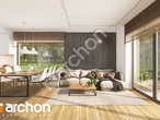 Проект будинку ARCHON+ Будинок в рододендронах 26 (Г2) денна зона (візуалізація 1 від 6)