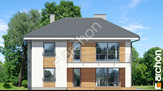 Дворовий фасад Вілла Луїза 2 (Р2) вер.2