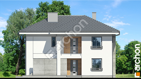 Передній фасад Вілла Луїза 2 (Р2) вер.2