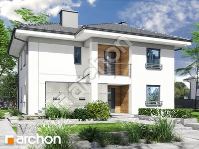 Проект дома ARCHON+ Вилла Луиза 2 (Р2) вер.2 