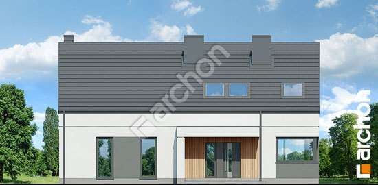 Передний фасад Дом в наранхиле 5