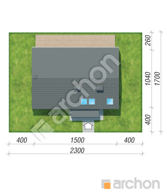 Проект дома ARCHON+ Дом в наранхиле 5 Ситуація