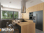 Проект дома ARCHON+ Дом в исменах (Г2) визуализация кухни 1 вид 1