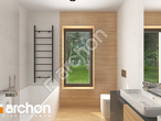 Проект будинку ARCHON+ Будинок в ісменах (Г2) візуалізація ванни (візуалізація 3 від 2)