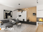 Проект дома ARCHON+ Дом в исменах (Г2) дневная зона (визуализация 1 вид 4)