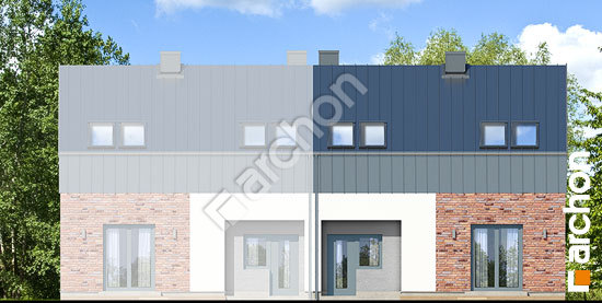 Дворовой фасад Дом в гунерах (Б) вер. 2