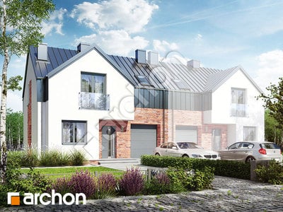 Проект дома ARCHON+ Дом в гунерах (Б) вер. 2 