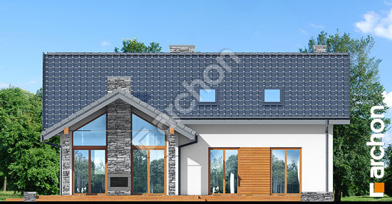 Дворовой фасад Дом в первоцветах (в)